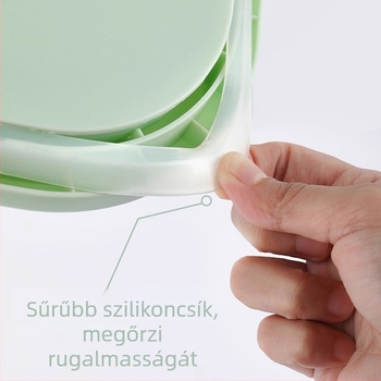 Rizs tároló doboz, nedvességálló műanyag, modern minimál dizájn