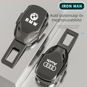 Autóbiztonsági dugó cinkötvözetből logótestreszabással és bajonettes hosszabbító csatlakozóval