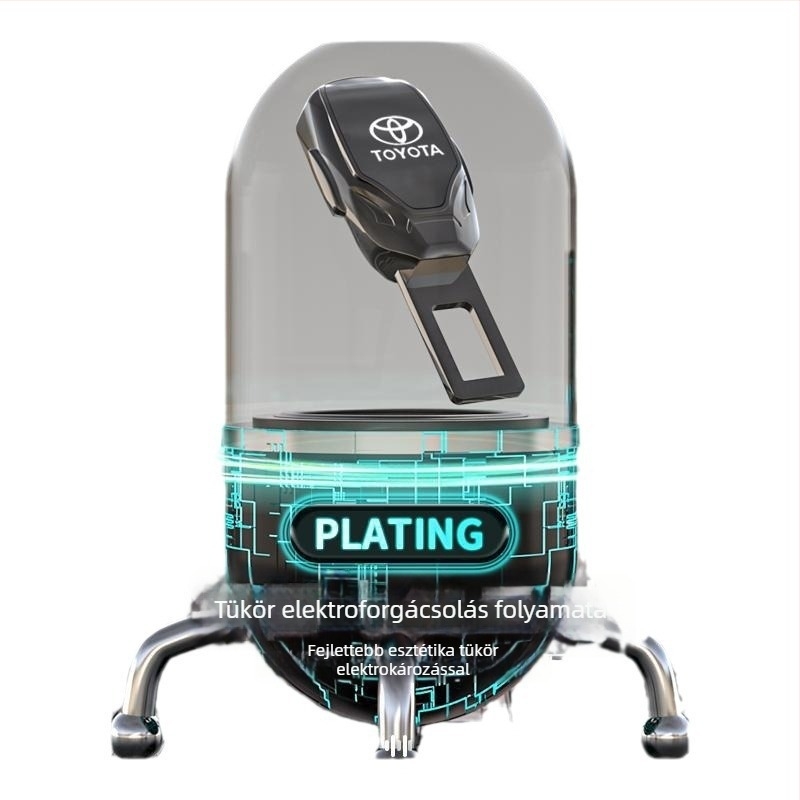 Autóbiztonsági dugó cinkötvözetből logótestreszabással és bajonettes hosszabbító csatlakozóval