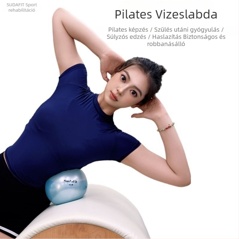 Pilates golyó medencefenék edzéséhez – vízzel töltött, puha gravitációs golyó, PVC anyag, szülés utáni rehabilitáció