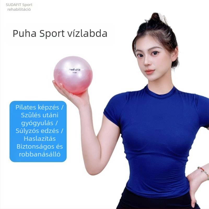 Pilates golyó medencefenék edzéséhez – vízzel töltött, puha gravitációs golyó, PVC anyag, szülés utáni rehabilitáció