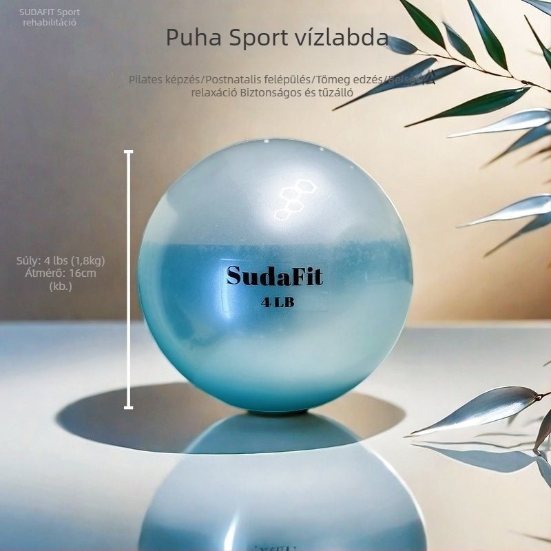 Pilates golyó medencefenék edzéséhez – vízzel töltött, puha gravitációs golyó, PVC anyag, szülés utáni rehabilitáció