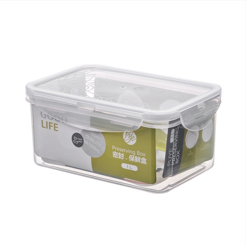 Crisper doboz – műanyag, átlátszó, légmentesen záró, mikrosütőben használható, 800–1000 ml