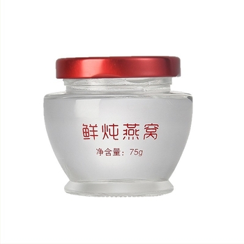 Bird's Nest üvegből készült zárt palack, hőálló, élelmiszer-minőség, ovális alak, Hui Hao