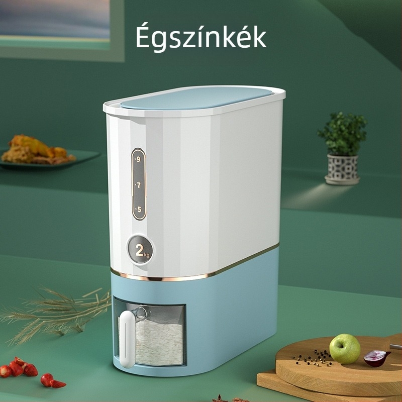 Jikomi rizs tároló doboz – nedvesség- és rovarbiztos, 4-5 L, PP