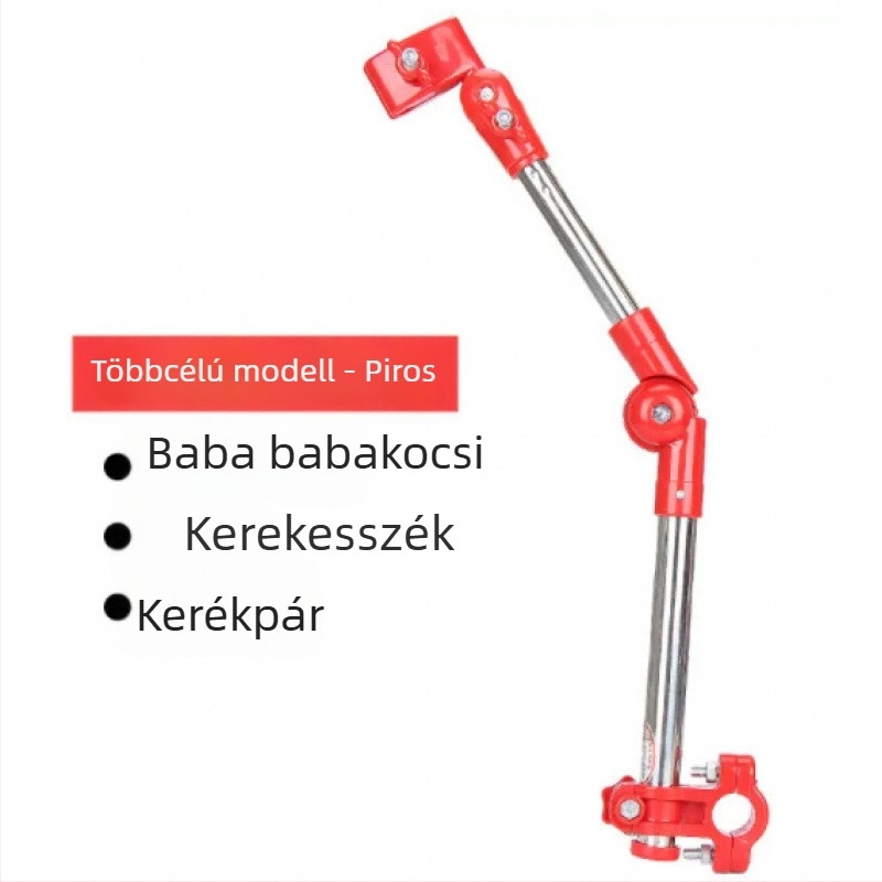 Kerékpárnapernyő állvánnyal két- és háromkerekű elektromos kerékpárokhoz és robogókhoz, kültéri árnyékolás, TPE anyagú szövet
