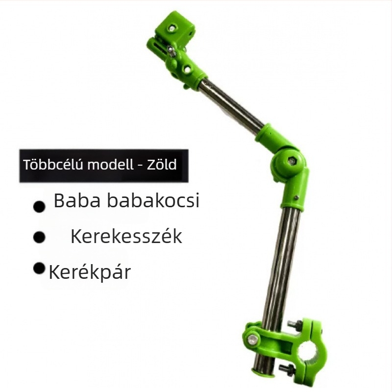 Kerékpárnapernyő állvánnyal két- és háromkerekű elektromos kerékpárokhoz és robogókhoz, kültéri árnyékolás, TPE anyagú szövet