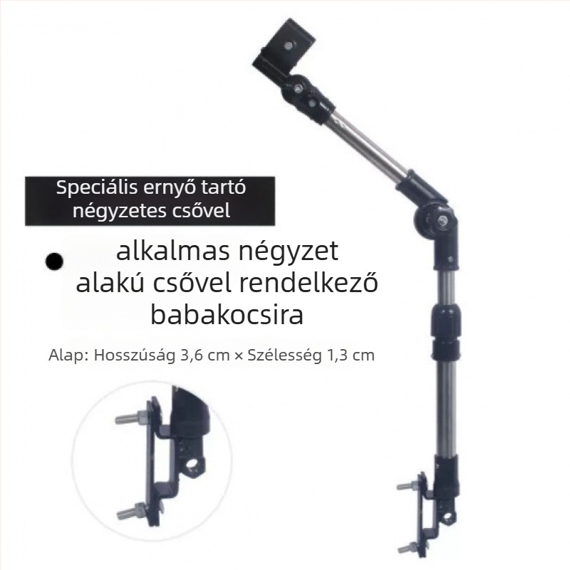 Kerékpárnapernyő állvánnyal két- és háromkerekű elektromos kerékpárokhoz és robogókhoz, kültéri árnyékolás, TPE anyagú szövet