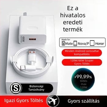 Imbeidi Huawei Mate50 120W gyors töltő, 6A töltőkábel