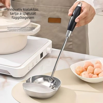 Rozsdamentes acél konyhai eszközállvány – asztali tartó, minimalistás téglalap alakú dizájn, többfunkciós tároló