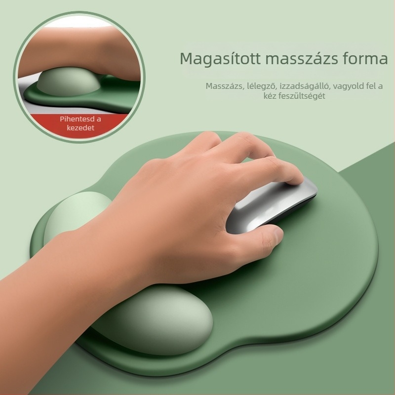 Egérpad, természetes gumi, egyoldalas, kis méretű, számológép funkcióval