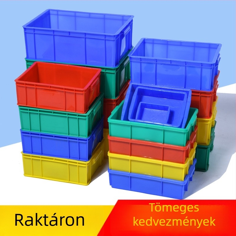 Műanyag téglalap alakú tároló doboz csavarok és alkatrészek számára, szerszámtároló, 150 x 100 x 50 mm