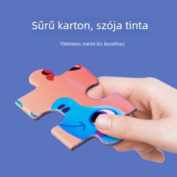 Lapos puzzle – Papír, testre szabható rajzok szerint, 4–6 év közötti gyerekeknek, Zhejiang eredetű