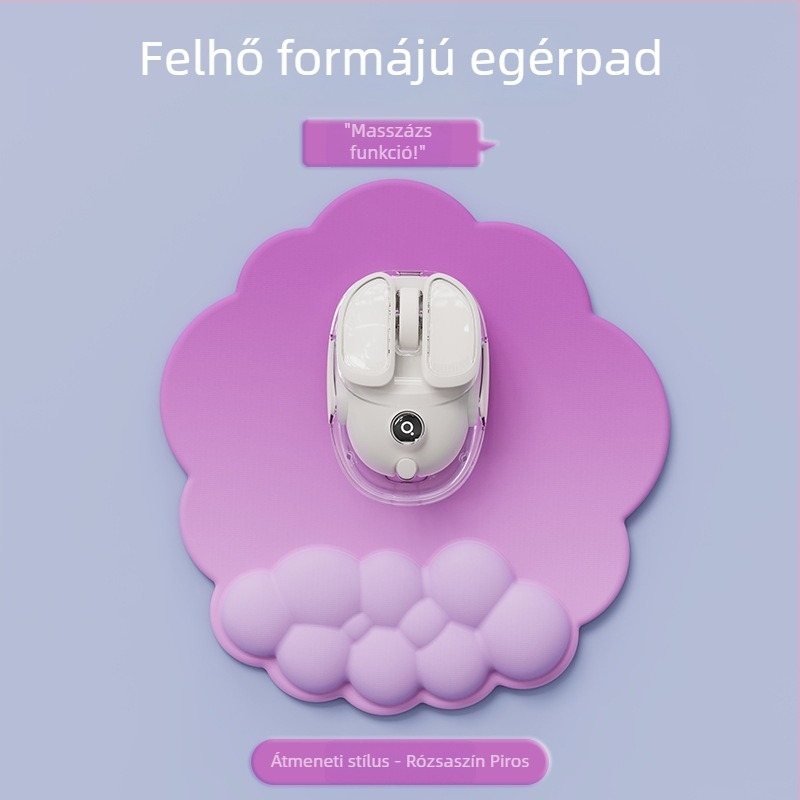 Csukló párna, kétoldalas habból készült (Cloud series), kopásálló, irodai használatra