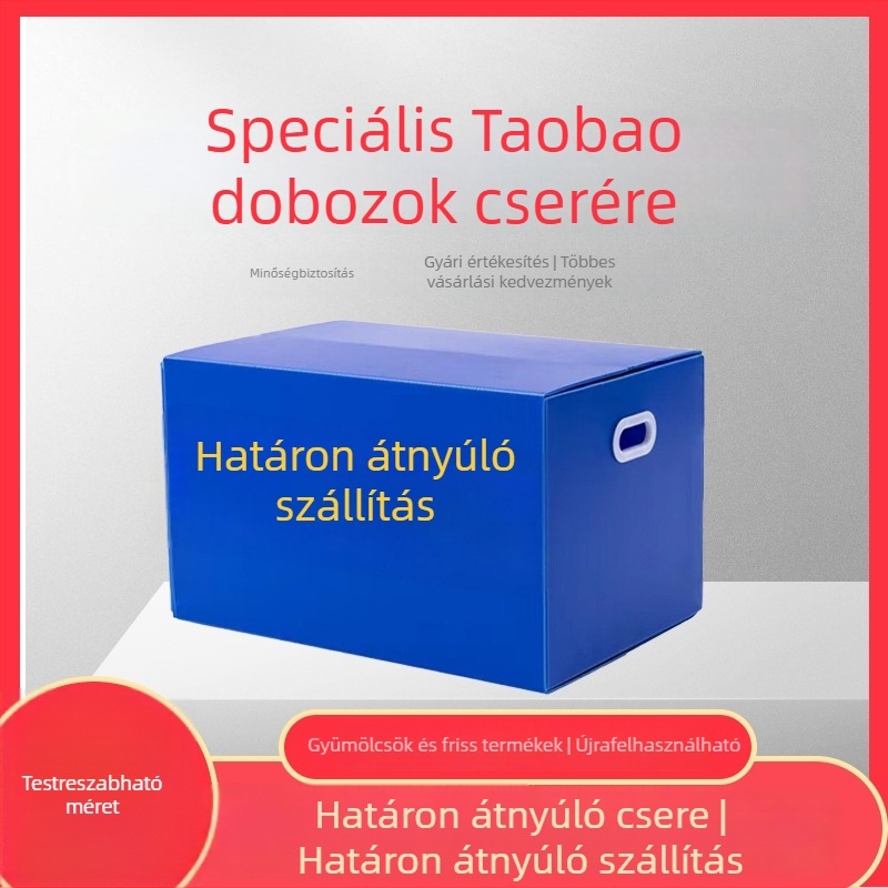 Grafén alapú műanyag gofrált szállító doboz, újrahasználható, szagtalan, gyümölcs- és zöldségcsomagoláshoz, hűtési lánc
