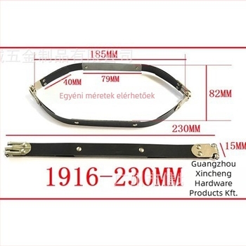 Táska szájklipsz — mangánacél, rugós zsebklipsz tervezés, kiegészítők a táskákhoz, testreszabható a Letter City-től