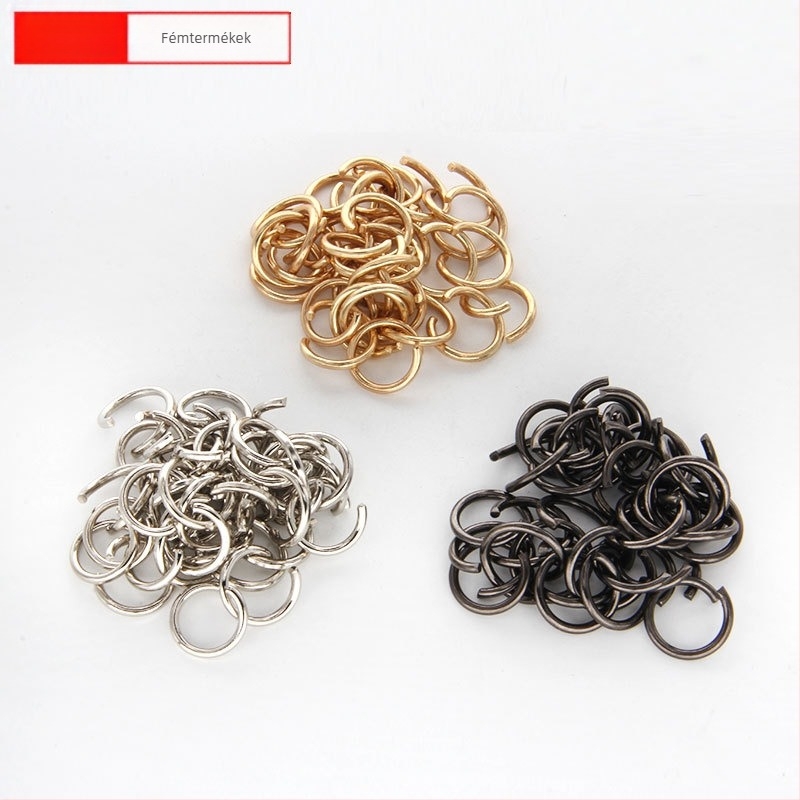 Vasból készült tekercs kulcstartó zár, elektroplakált, testreszabható