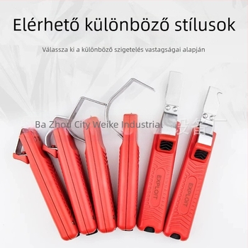 Többfunkciós vezetékcsupaszító – Wienke Power Construction, Modell 4018, Élő munkához