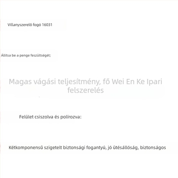 Izolált kábelvágó, diagonális szájú, többfunkciós, Wienke Power Construction modell, cikk 4018, élő munkákhoz