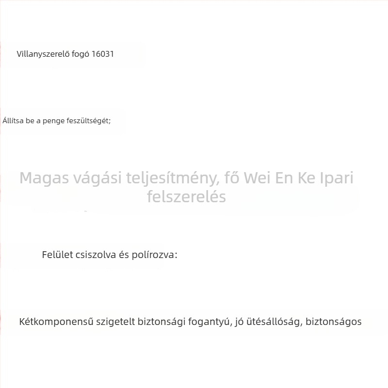 Izolált kábelvágó, diagonális szájú, többfunkciós, Wienke Power Construction modell, cikk 4018, élő munkákhoz