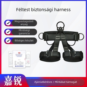 Zhaohao Teljes tűzvédelmi ülőhám, kültéri fél-törzs hegymászó- és sürgősségi mentőhám magasban végzett munkához