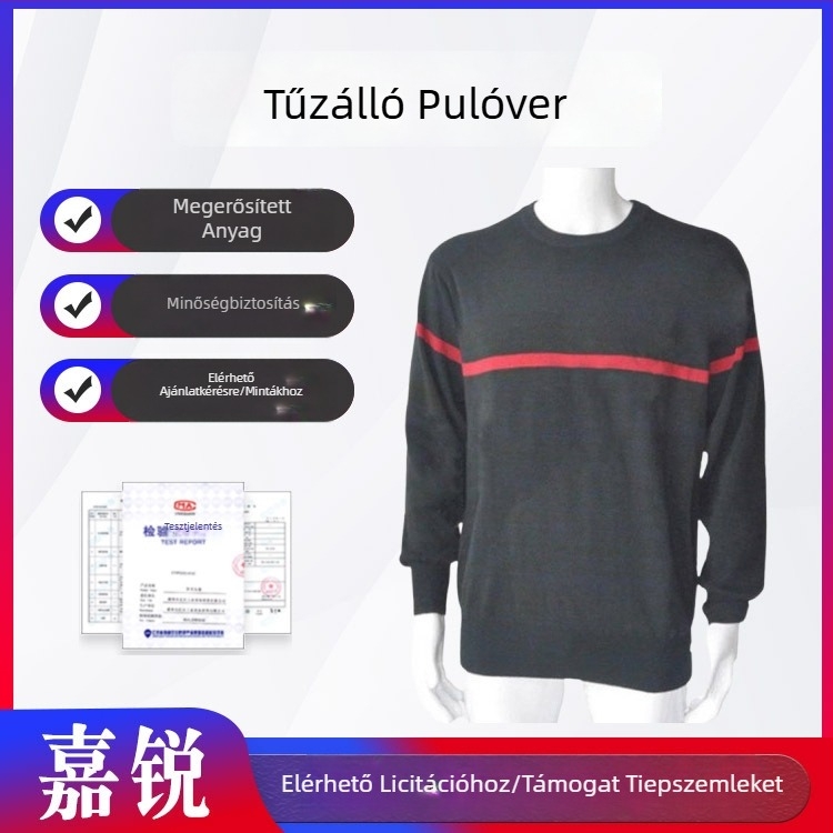 Zhaohao tűzálló aramid pulóver erdői tűzvédelmi felhasználásra, statikus védelemmel
