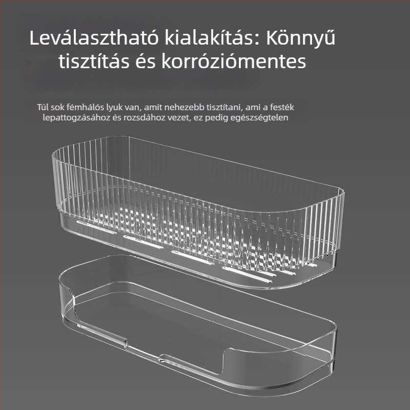 Konyhai mosogatótároló állvány – PE anyag, tárolási funkció, testreszabható logó nyomtatással, bevezetve 2025.9