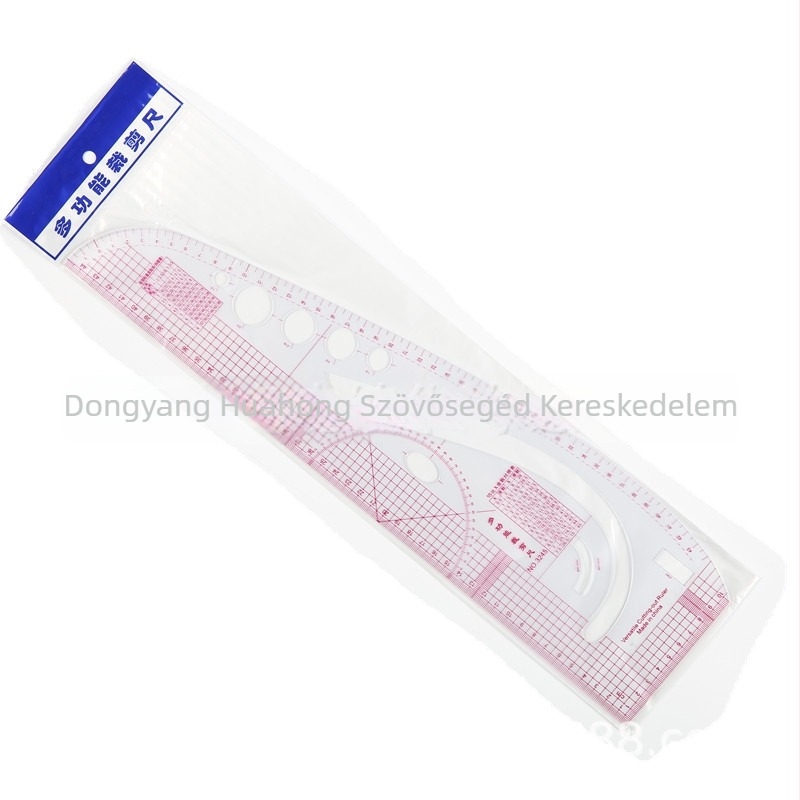 Többfunkciós vágó vonalzó ruhatervezéshez (Minta 3245; Márka: Red Thumb; Alkalmazási terület: Ruhatervezés minták készítése; Testreszabás: Igen)