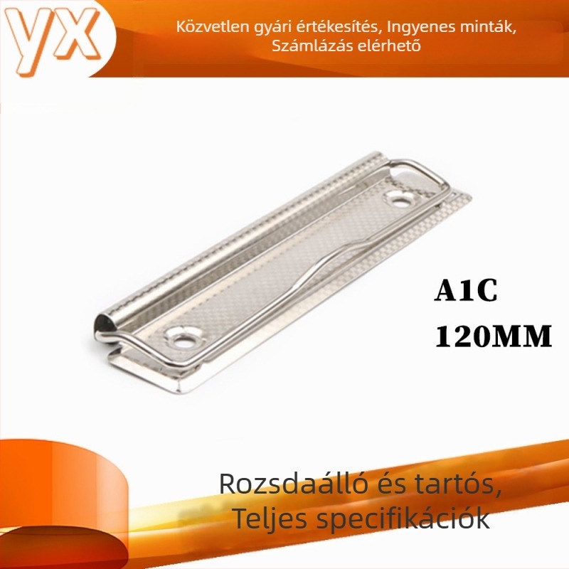Youxin fémlemez csipesz, modell A1C, alkalmas mappákhoz, receptekhez és fényképalbumokhoz.