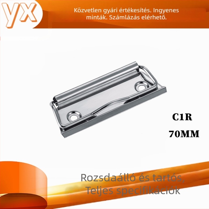Youxin fémlemez csipesz, modell A1C, alkalmas mappákhoz, receptekhez és fényképalbumokhoz.