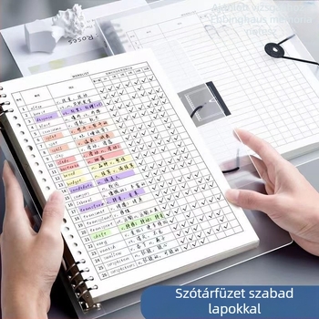 Think Forward A5-ös oldallevél-csere mag – rácsos és vonalas oldalakhoz, Dowling papír, 26/20/30 lyukak