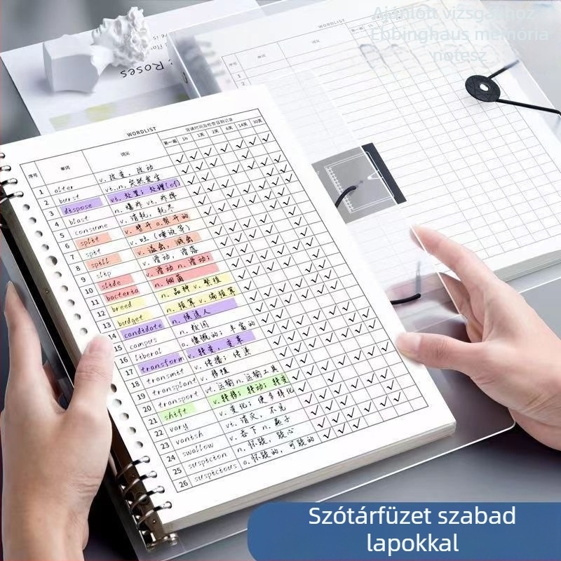Think Forward A5-ös oldallevél-csere mag – rácsos és vonalas oldalakhoz, Dowling papír, 26/20/30 lyukak