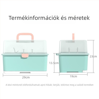 Baba cumisüveg tároló és szárítórendszer, szervező cumisüvegekhez és cumisüveg keféhez, 0.9 kg, újszülött–3 éves korig, Ubedi márka