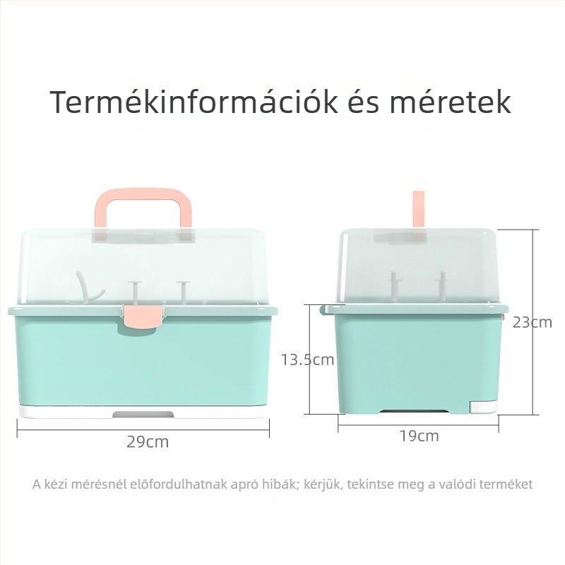 Baba cumisüveg tároló és szárítórendszer, szervező cumisüvegekhez és cumisüveg keféhez, 0.9 kg, újszülött–3 éves korig, Ubedi márka