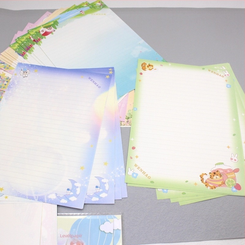 A4 nyomtatott levelezőpapír – Huiyang, faipapír, stílus: nyomtatott levélpapír, logó nélkül, személyre szabás nélkül