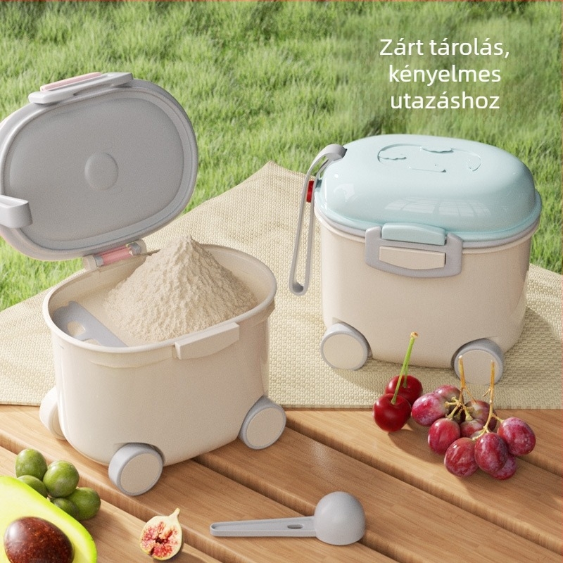 Kétszintes tejpor doboz csecsemőknek, újszülötttől 3 éves korig, márka: Other