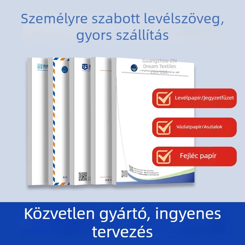 Green City Printing levelezési és irodai papírkészlet könyv-stílus specifikációkkal, logónyomtatással és testreszabással