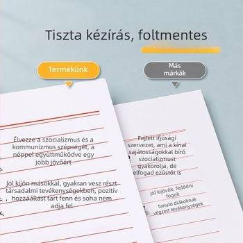 Boríték-stílusú levélpapír készlet, könnyű papír, 16K, kézzel írt kérelmekhez