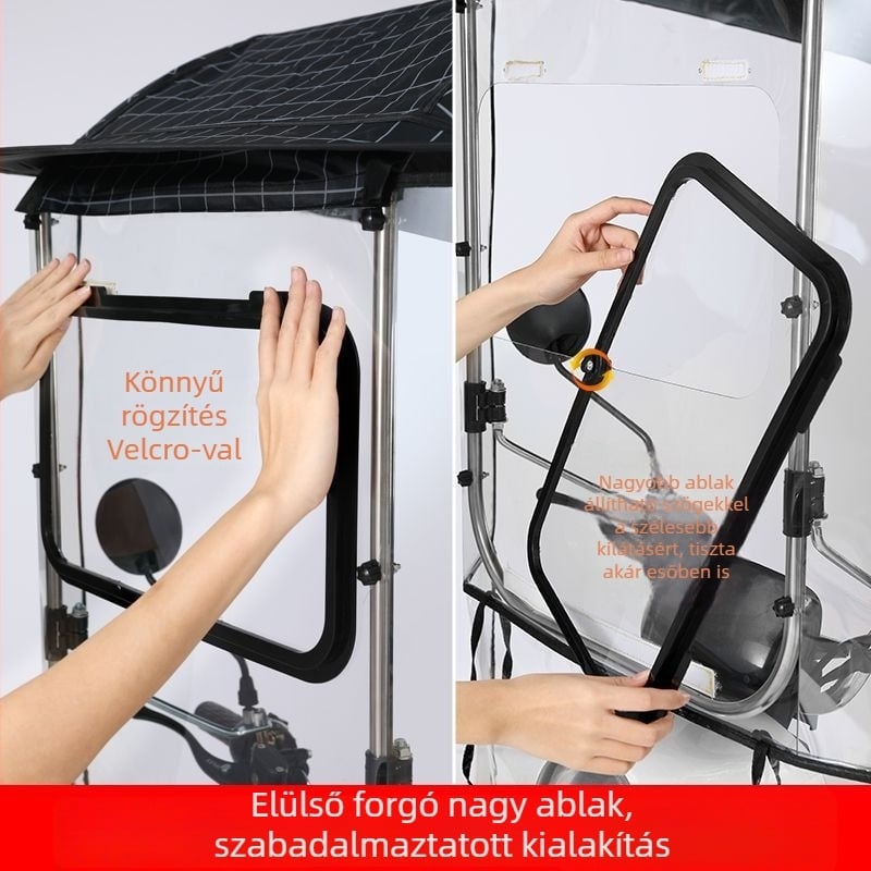 Napernyő 3ívű rostos váz, kézi nyitás/zárás, UPF 40+ védelem, forgatható, szél- és esőálló