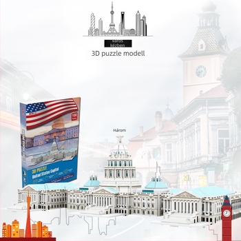 3D papírból készült puzzle — DIY, márka nosto/Northto, 7–14 éveseknek.