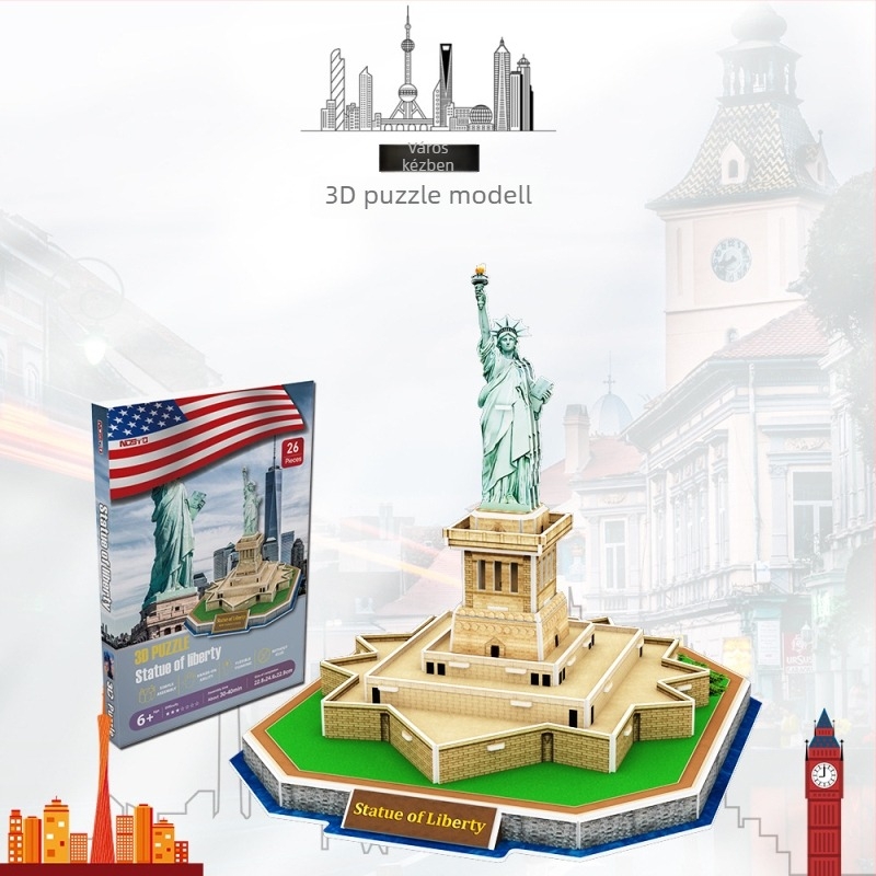 3D papírból készült puzzle — DIY, márka nosto/Northto, 7–14 éveseknek.