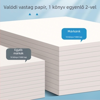 Kexing Vastag Vázlatpapír Matematikához – Téphető Vázlatfüzet Középiskolások számára