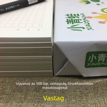 Puvant Írós Papír – Erősített egysoros rácsos papír, 16K, modell A17, cellulóz alapú papír