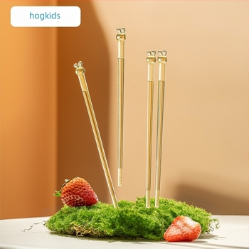 Gyerekeknek tanuló evőpálcikák - rajzfilm stílus, PPSU-P300 anyag, 36 hónaptól, Hogokids, 120 készlet