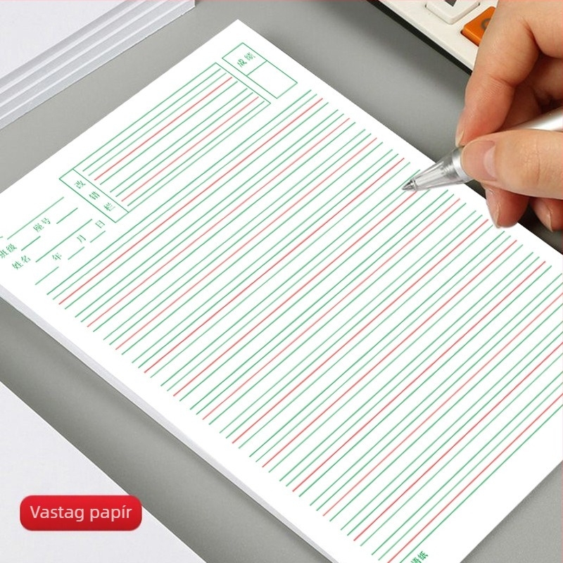 Win Together 400‑négyzethálós vázlatpapír diákoknak – angol házi feladatokhoz, kínai boríték-stílus; ajándéknak ideális gyerekeknek és osztálytársaknak