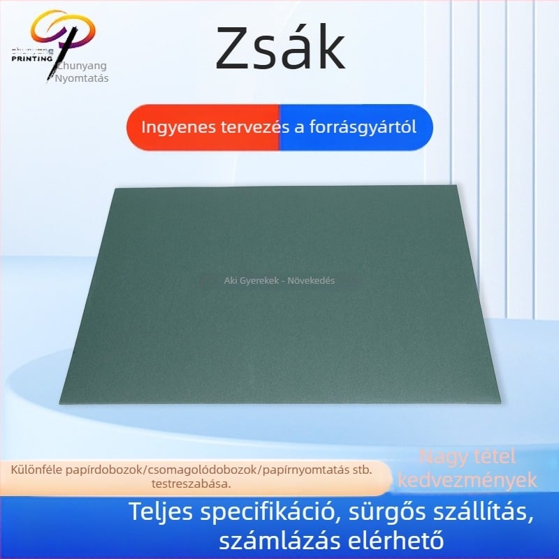 Kraft gyöngyházpapírból készült boríték nyugati stílusban, kreatív aranyozott logóval, retro bájos dizájn