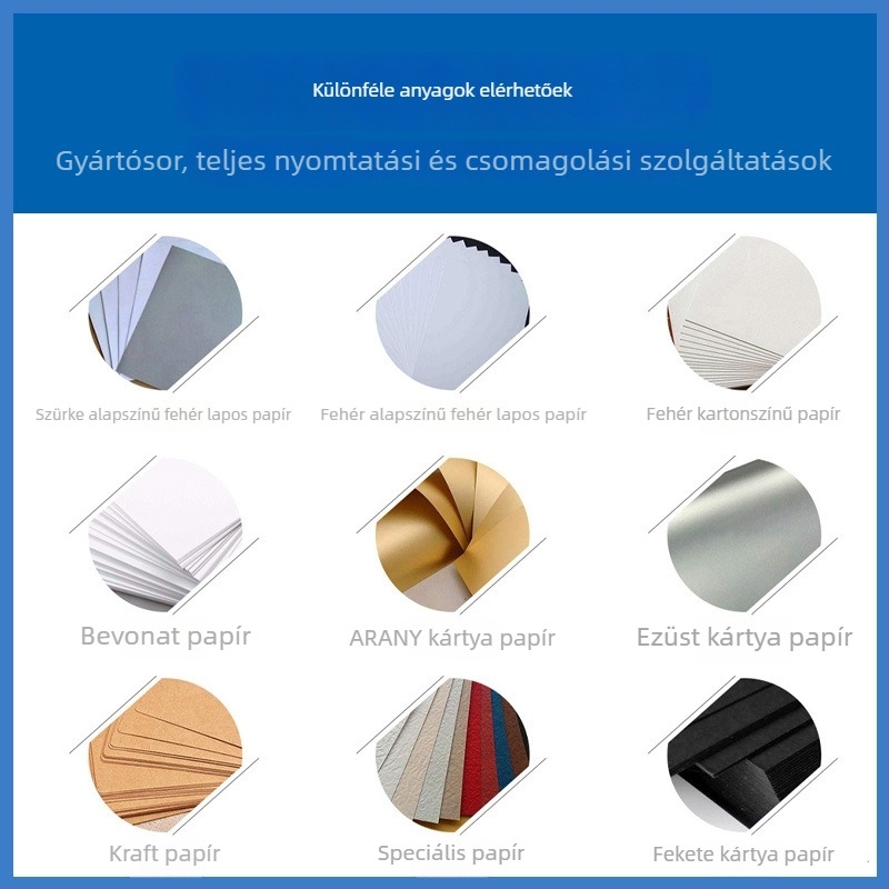 Kraft gyöngyházpapírból készült boríték nyugati stílusban, kreatív aranyozott logóval, retro bájos dizájn