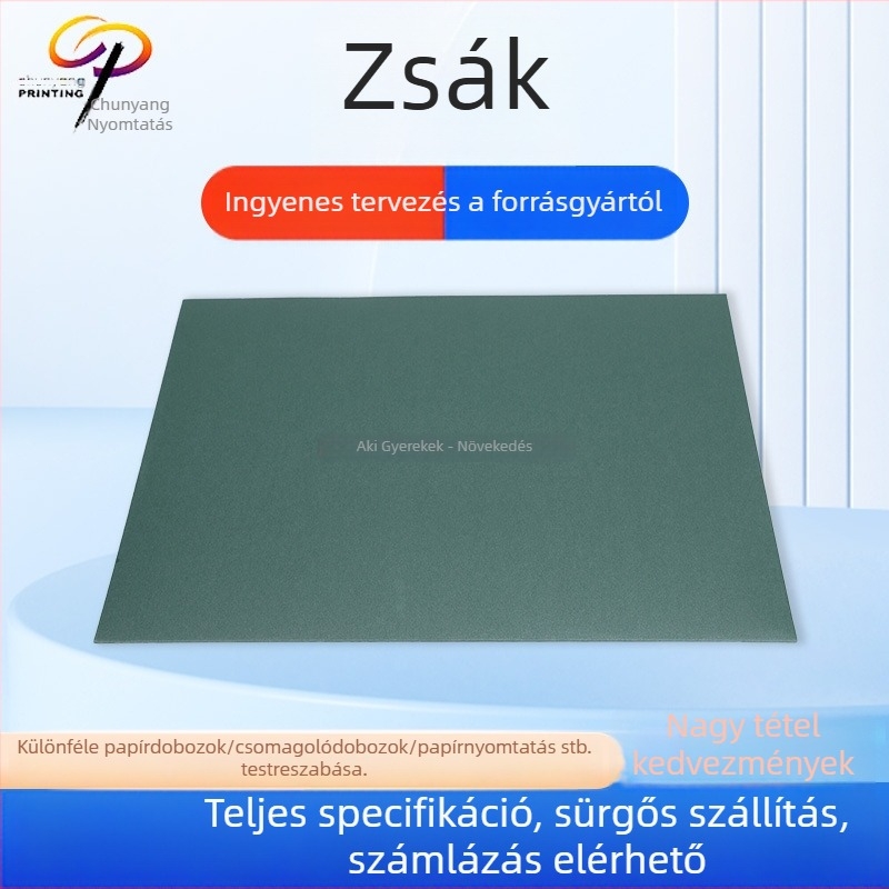Kraft gyöngyházpapírból készült boríték nyugati stílusban, kreatív aranyozott logóval, retro bájos dizájn