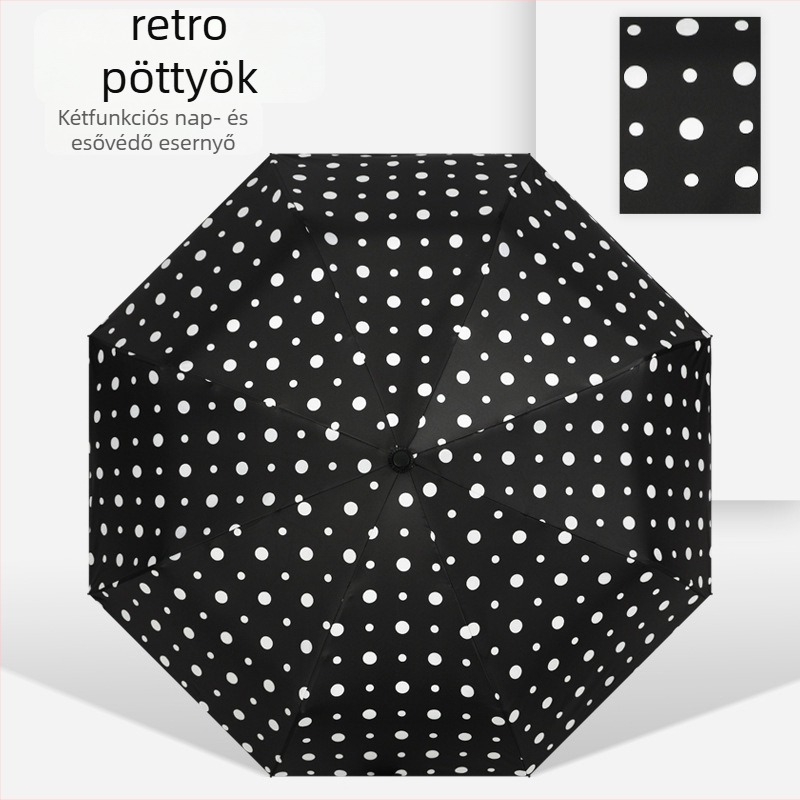 Napelleny esernyő automatikus nyitás/zárás funkcióval, 8 borda rostból, acél tengellyel, 210T vinil bevonatú szövet, UPF>50