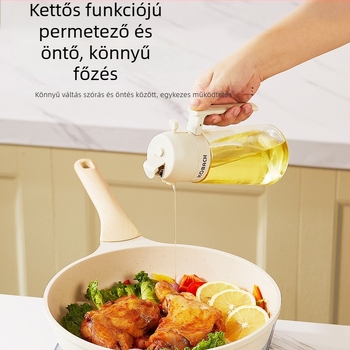 Konbach olajspric üveg, kettős használatú fordított permetezés, nyomógombos permetezési funkció, modern dizájn